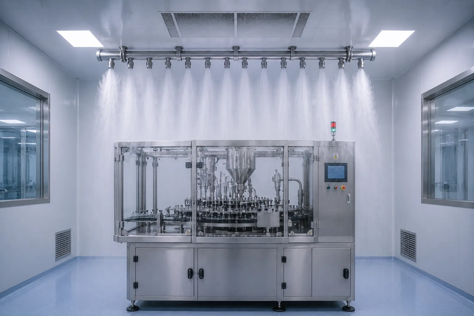 Static Smoke Study in Cleanroom